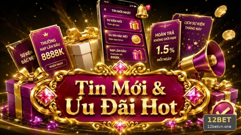 Gộp hạn mức nạp với vòng cược: Cách xử lý khi nhận ưu đãi 12BET