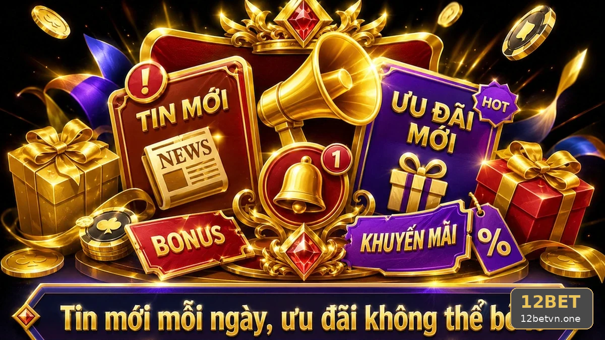 Lộ Trình Khuyến Mãi 12BET: Từ Ảnh Tin Mới Đến Điều Kiện Nhận Thưởng